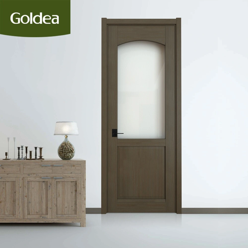 Izquierda/derecha estilo europeo interior acabado madera contrachapada dormitorio Puerta caliente Mezcla de ventas