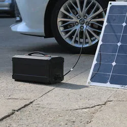 Backup Battery 220V 500W Pure Sine Wave AC Outlet Solar Generator Portable Power Station for Outdoors Camping Travel Emergency