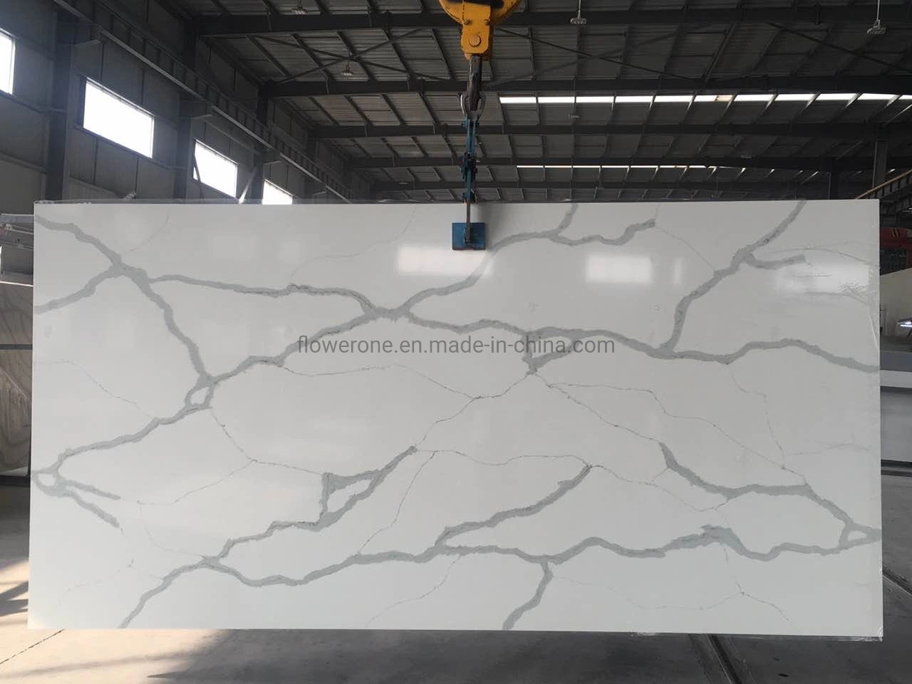 Fábrica de China Piedra de Cuarzo Slab Calacatta mármol Blanco Piedra Natural Granito Mayoreo superficie sólida Cocina personalizada encimera de cuarzo