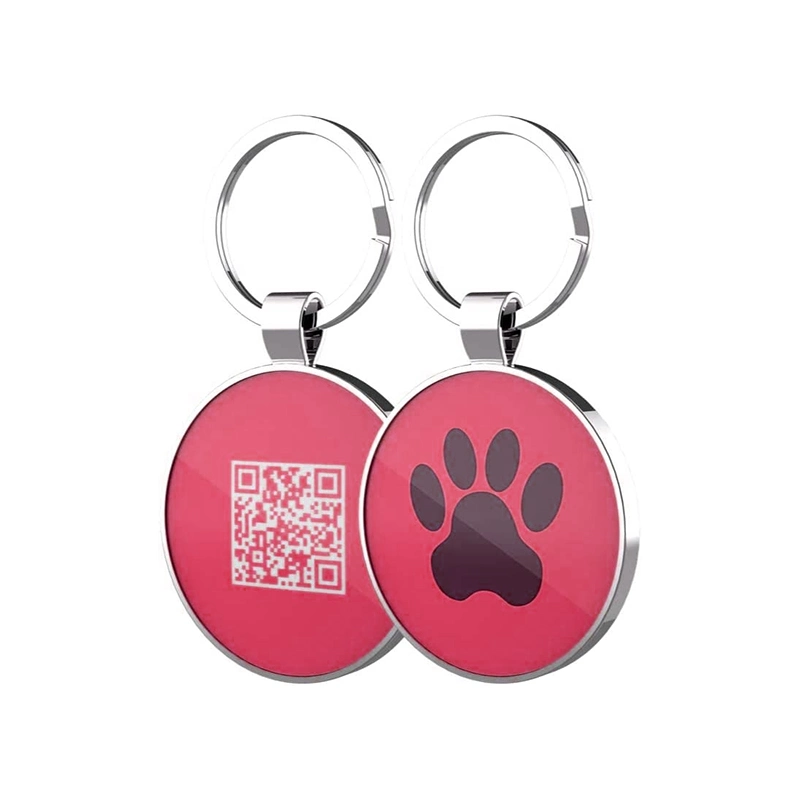 طباعة مخصصة RFID Pet Tracking Tag 13.56 ميجاهرتز NFC Pet ID ضع علامة على طوق الكلب الإلكتروني الخاص برمز QR