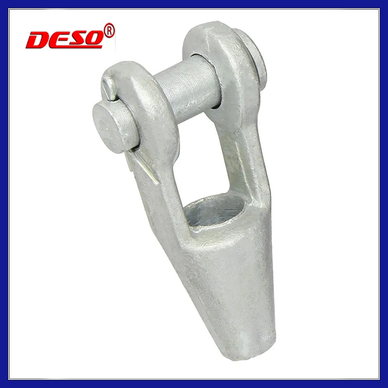 G416 Wire Rope Sling Forged Allloy Steel Open Type Wire Spelter Socket