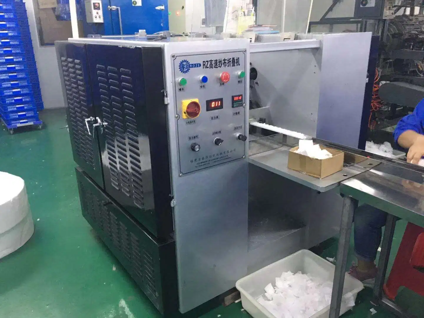 Medical Gauze Rolling Warping Bleaching Machine Whole Production Line