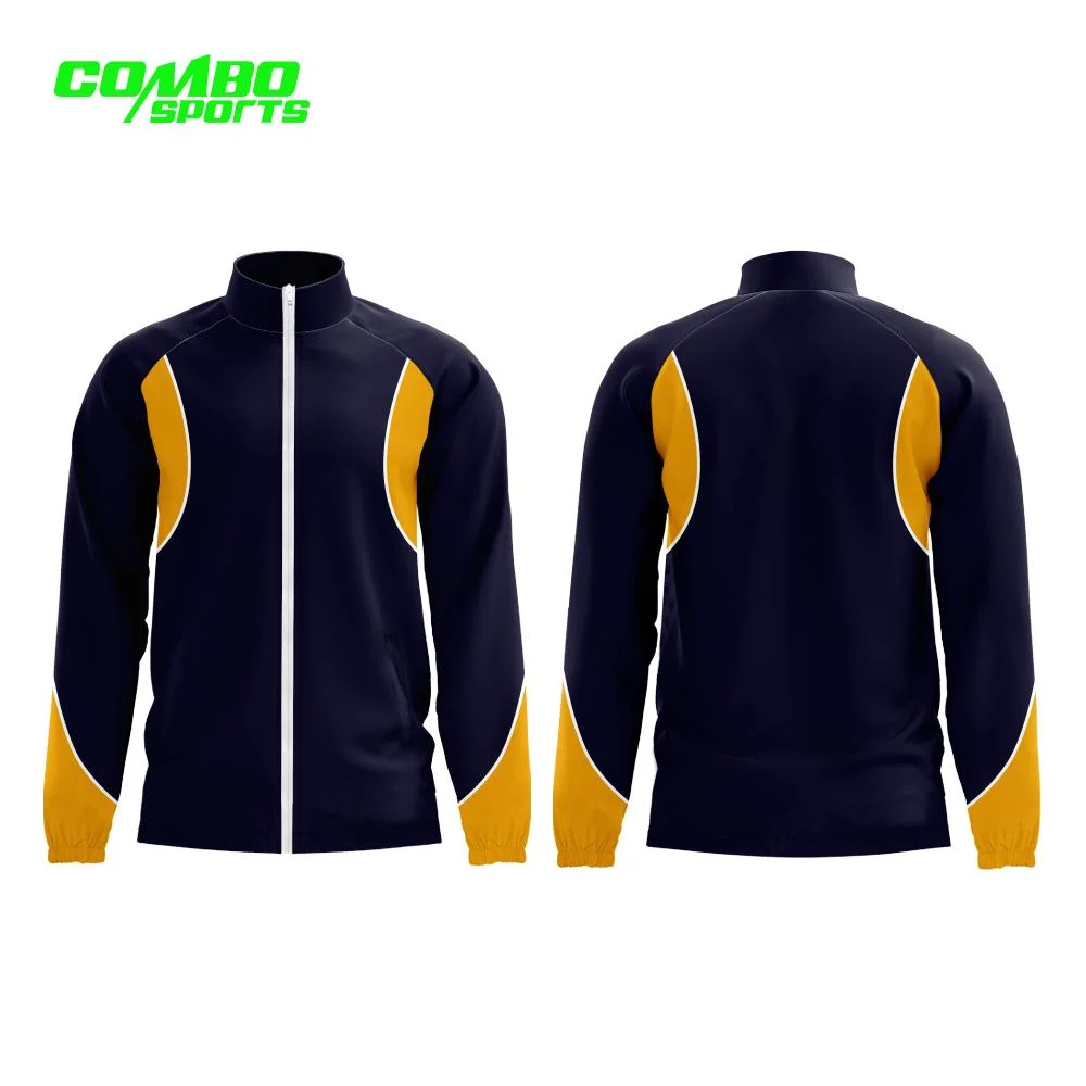 Combo Sublimation Sportswear Custom Trainingsanzug Reißverschluss Jacke