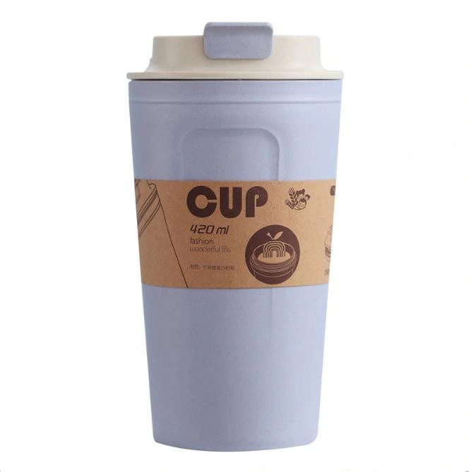 Eco Friendly Products Drinking Coffee Biodegradable Bamboo Fiber Cup Wheat Straw Water Cup