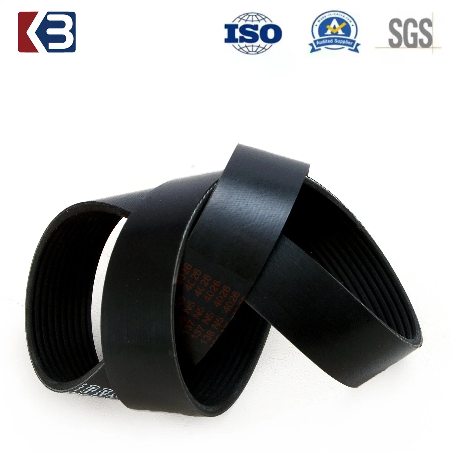 Automobile Transmission Belt EPDM Material 4pk800 Multi-Champs Belt Automobile Timing Belt Is Suitable for Honda