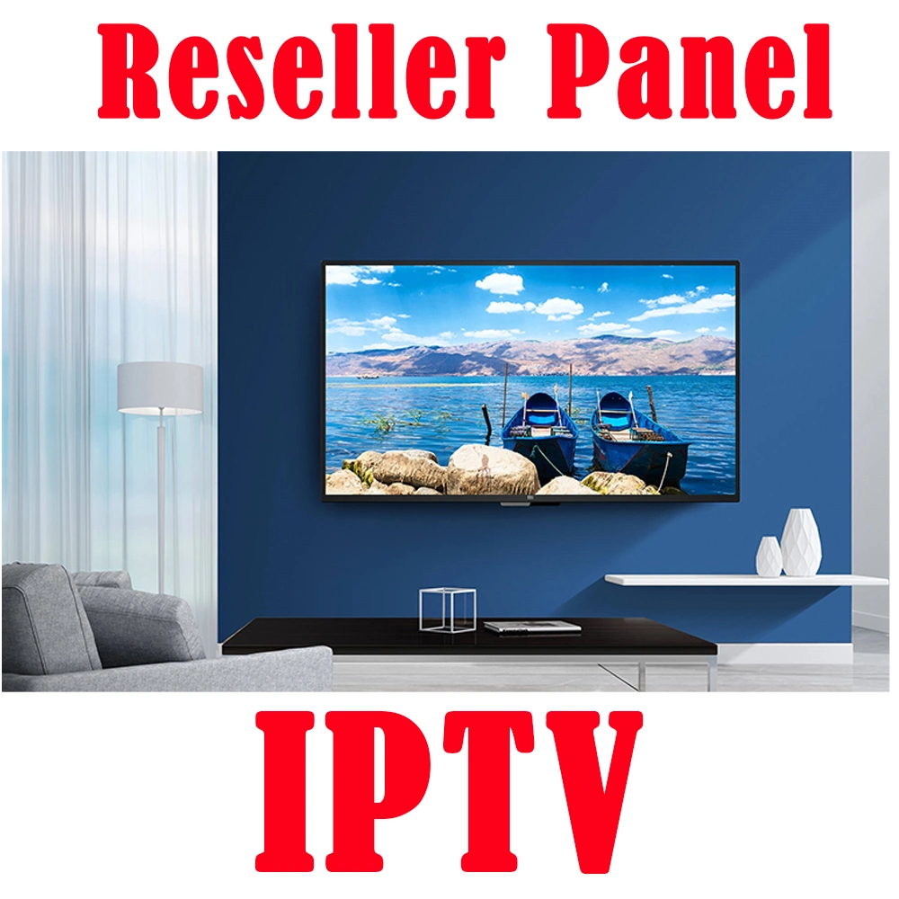 Venda por grosso de Smart TV IP TV Painel de revenda da Smart TV Canadá Alemão EUA Reino Unido Itália Árabe Android TV Box IP TV M3U 4K