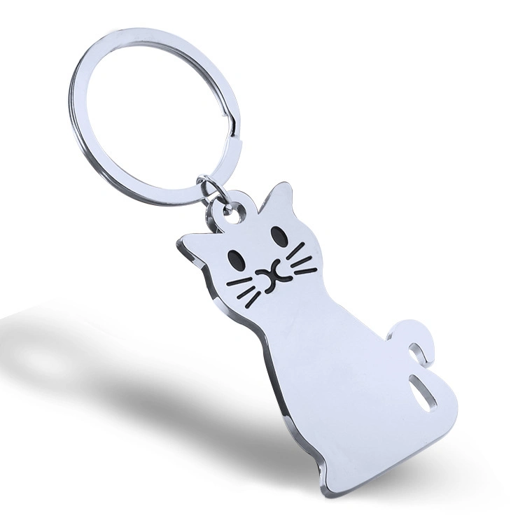 Hot Sale Creative Shape Keychain Laser Key Ring