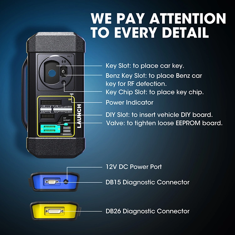 Launch X431 X-Prog 3 Prog3 Car Key Programmer Immobilizer Smart Keys Remote Diagnostic Tools for Launch X431 PRO