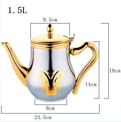 Factory Customized Stainless Steel Teakettle Coffee Tea Pot with Color Plating China Supplier