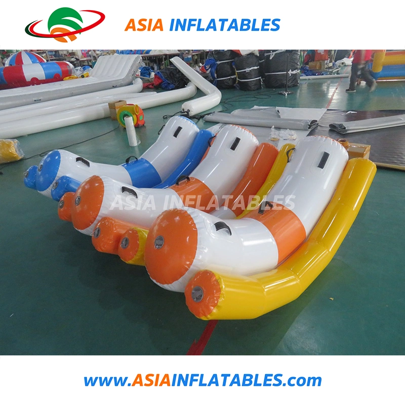 Su uso en exteriores de agua inflables balancín juguetes para el parque acuático hinchable