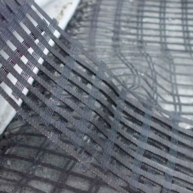 Rawilway Foundation 50kn/M Warp Knitted Polyester (PET) Geogrid