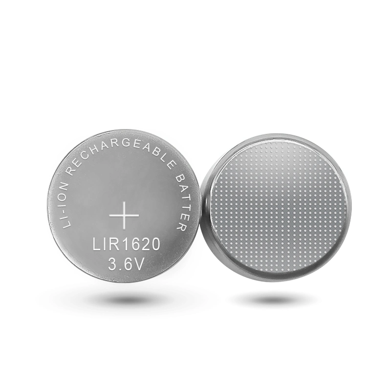 بطارية خلوية لزر ليثيوم أيون قابلة لإعادة الشحن بقوة 3.7 فولت طراز Lir1620 عالية الجودة للمساعدة على السمع، Smart Watch