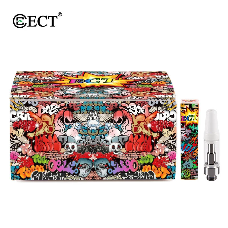 510 Thread Ect B2 Ceramic Tip&Coil 0.5/1ml Vape Atomizer Electronic Cigarette