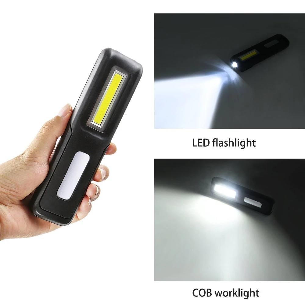 Luz de trabalho LED COB, USB, recarregável, Brightenlux, Atacadista, 3 W, USB Luz de inspecção do carro da luz intermitente de trabalho