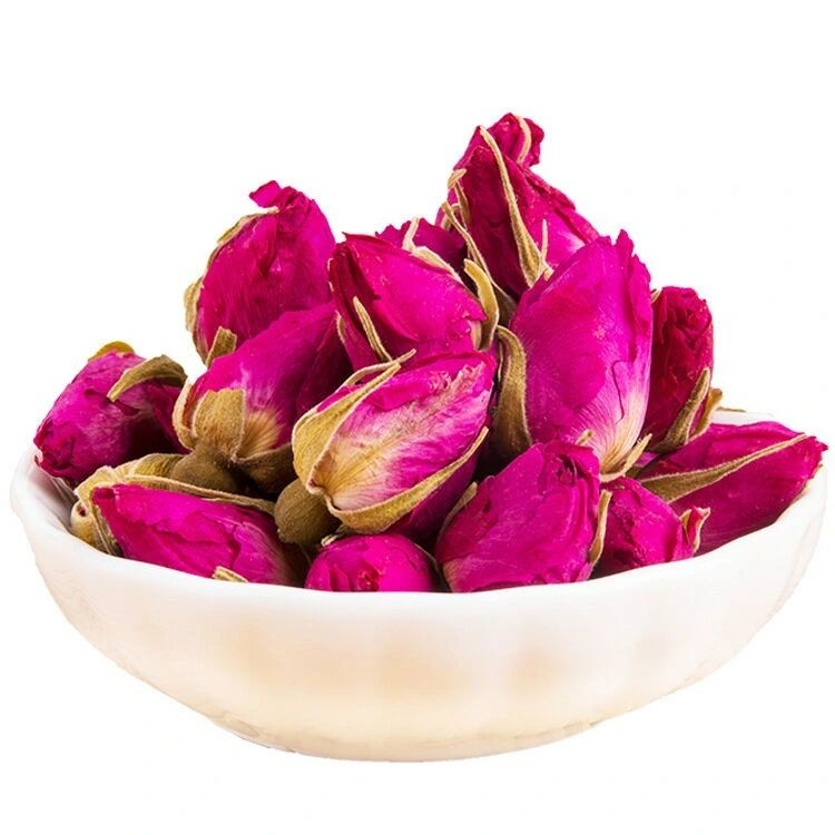 Rosa Flor Productos destacados para sabor fábrica de té Precio Francia Té de rosa té de rosa brotes de rosas secas para el té