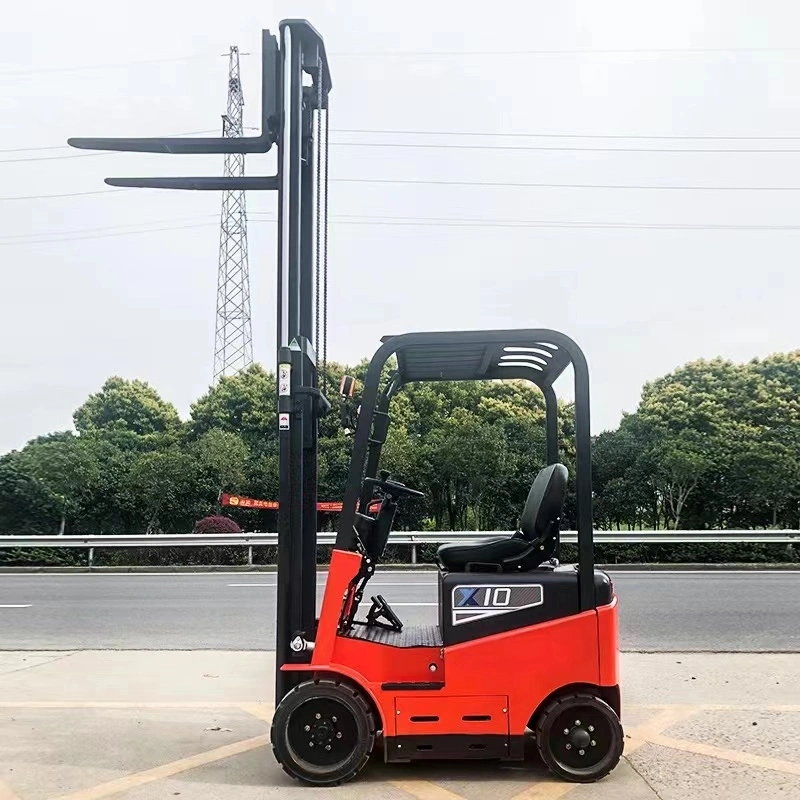 Low Price Electric Forklift 1.0 Ton1.5 Ton 2ton 2.5 Ton 3 Ton High Life Lithium Battery Pallet Cargo Warehouse Electric Forklift Price