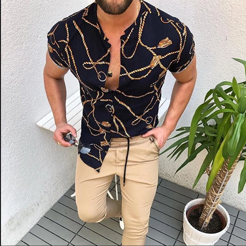 Short Sleeve Casual Shirt Formal Shirts for Men