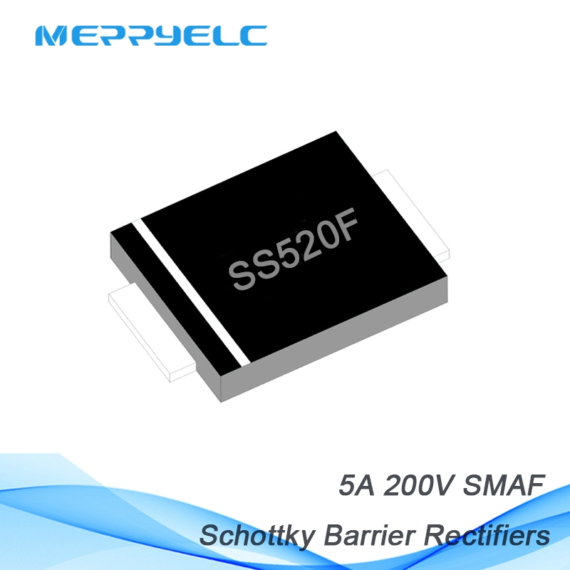 SS520F 5,0Amp rectificadores de barrera Schottky montados en superficie