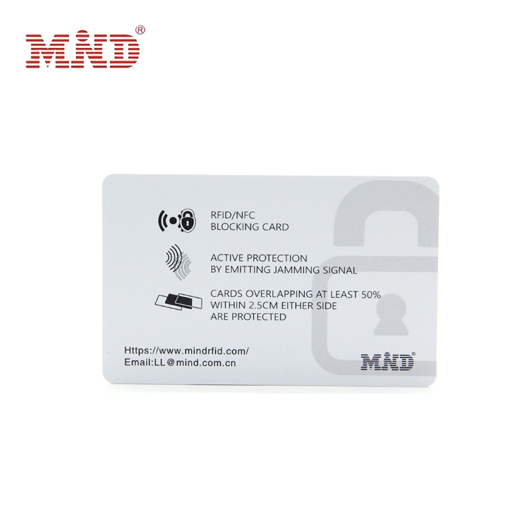 Großhandel Anti-Scanning Blocking Card RFID Kreditkarten-Schutz RFID Sperrkarte
