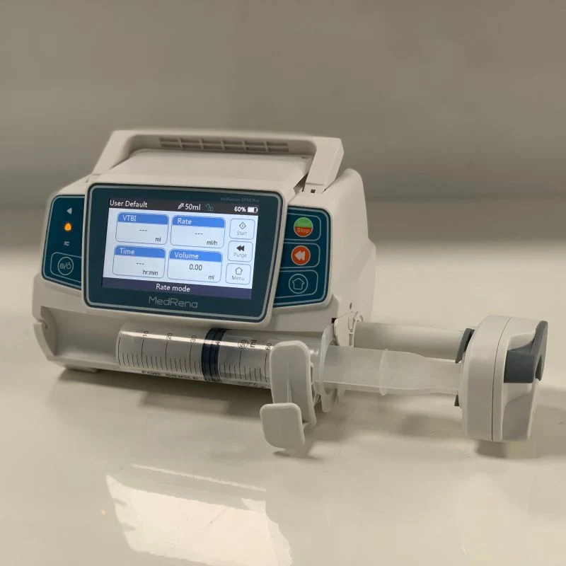 Single Channel Electric Channel Syringe Pump Inter-Lockable Design up to 8 Units