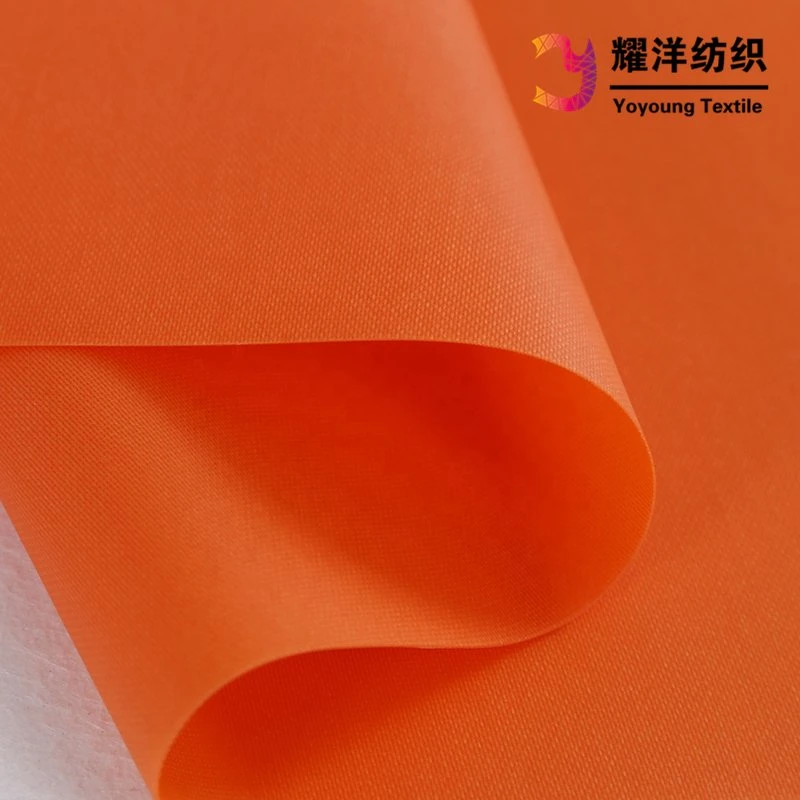 Eco Friendly Inflatable Fabric Orange 420d Nylon TPU Fabric for Ultralight Inflatable Boat Waterproof Airtight