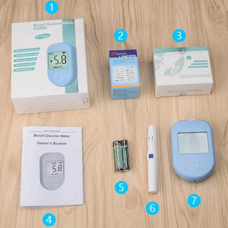 CE approuvé Glucometer bandes les bandelettes de test de votre glucomètre