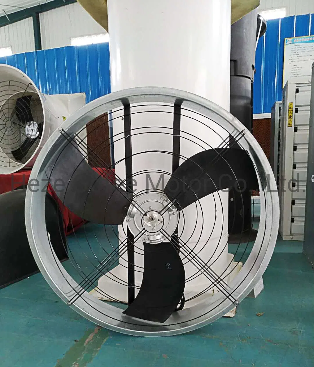 Direct Drive 910mm Galvanized Fan Hanging Dairy Blower