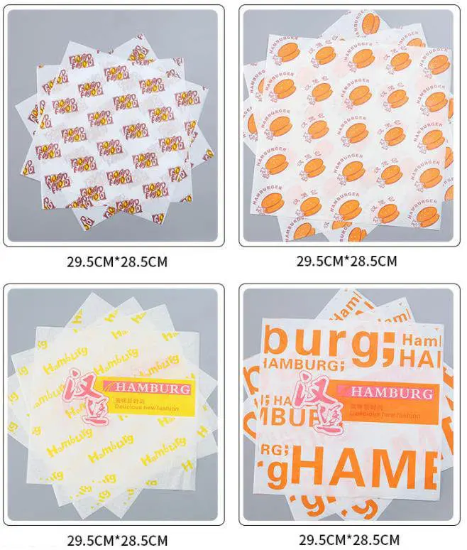 Customize Wrap Packaging Paper Greese Proof Paper Food Grade Paper Wholesale/Supplier