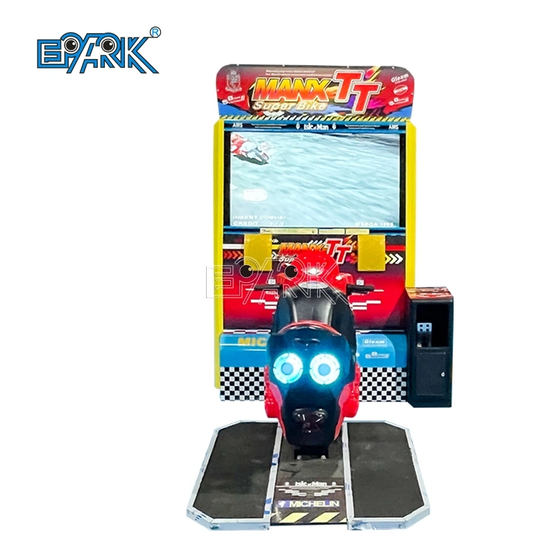 Indoor Arcade Simulation 42" Normal Tt Moto Coin Operated Driving Simulator Video Games