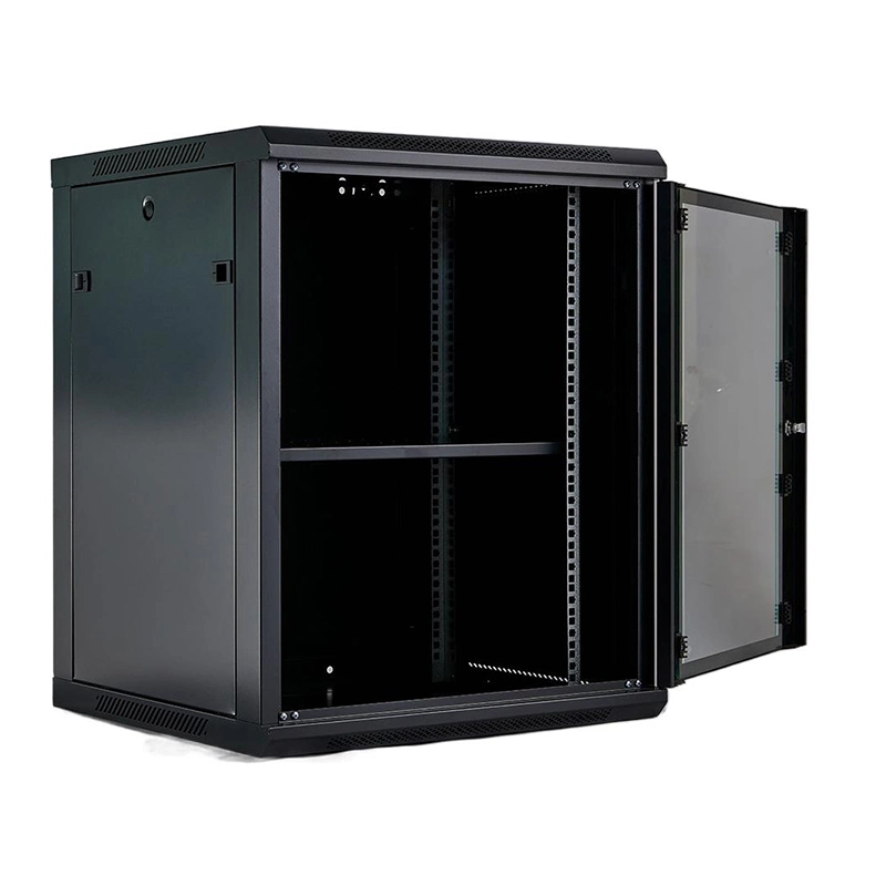 4u 6u 9u 12u 15u 18u Wall Mount 19 Inch Network Cabinet for Data Center Office Load Capacity 80kgs