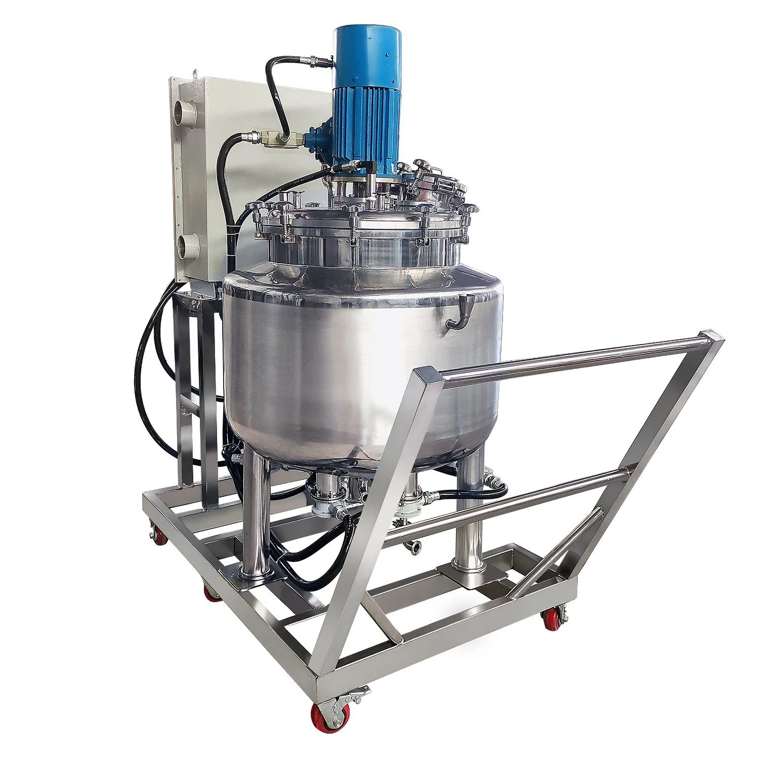 Korean Chemical Small Steam Heating Cosmetics High Speed Dispersion Mixing Tank