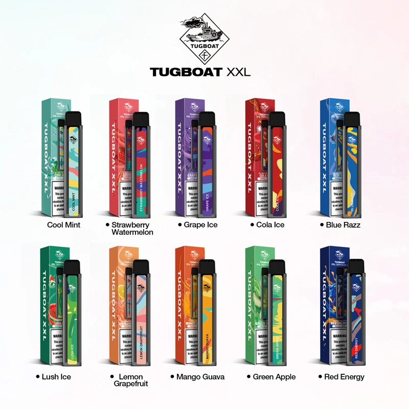 Tugboat XXL Elf 2500 Puff Bar Disposable/Chargeable Wholesale/Supplier I Vape