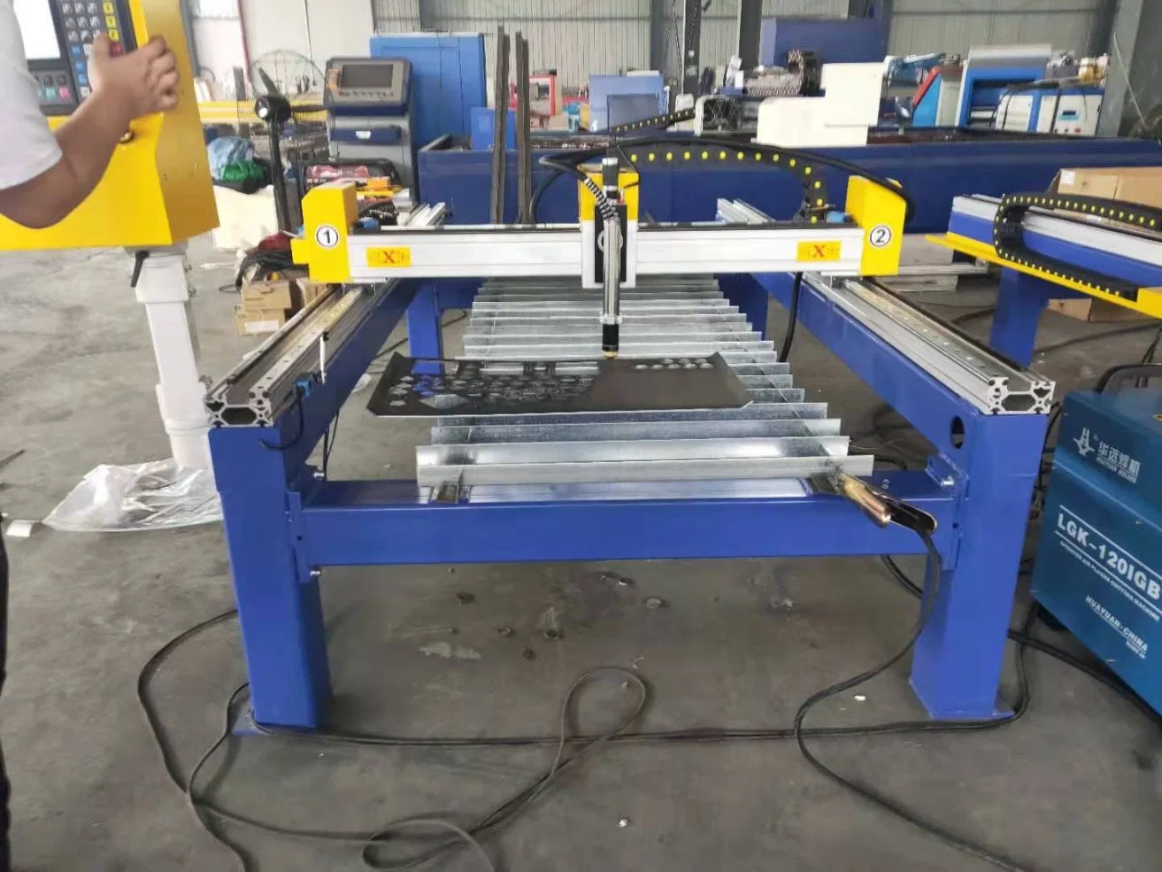 Table Plasma Cutter Plasma Cutting Machine with Single Drive with 100A 120A 160A 200A Power Source
