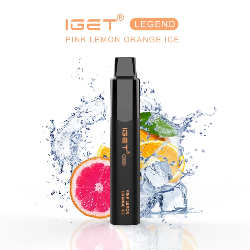 Iget Vape descartável e cigarro Legenda Iget 4000baforadas Vape grossista caneta