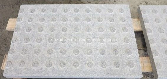 China Cheap/Light Grey/G603 Stone Flamed/Honed Paving/Cube/Kerb/Flooring Roadside/Garden/Walkside Granite Blind Tiles