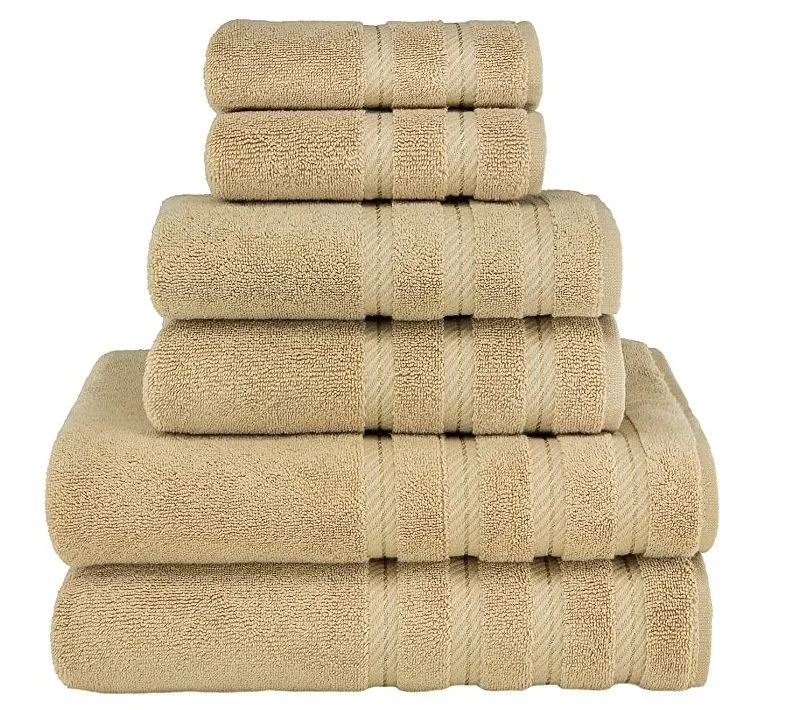 500g High Absorbent Soft 3 Pieces Long Staple Cotton Towel Bath Towel Set