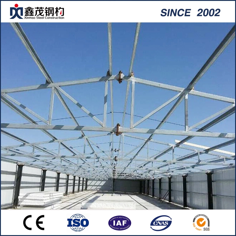 Movable Prefabricated Steel Frame for Industrial Warehouse (Steel Structure Building)