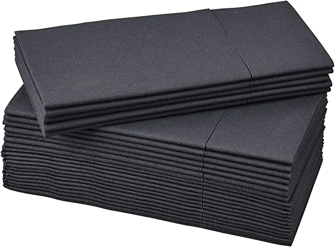 High quality/High cost performance  Napkin Jumbo Roll Black Napkin Tissue Paper Black Color Cocktail Beverage Napkin