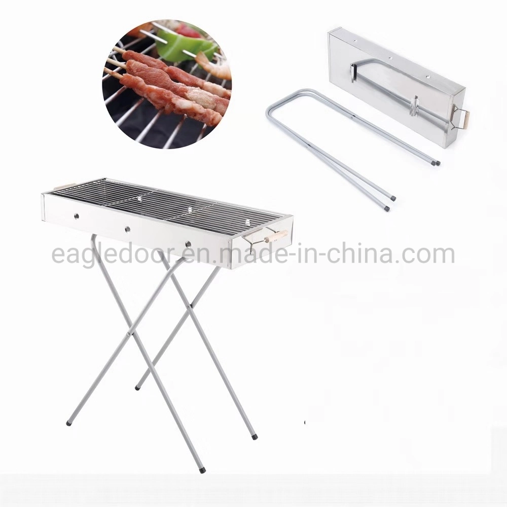 Factory Wholesale/Supplier Cheap Price Outdoor Portable Rotisserie Charcoal Stainless Steel Barbecue Gill