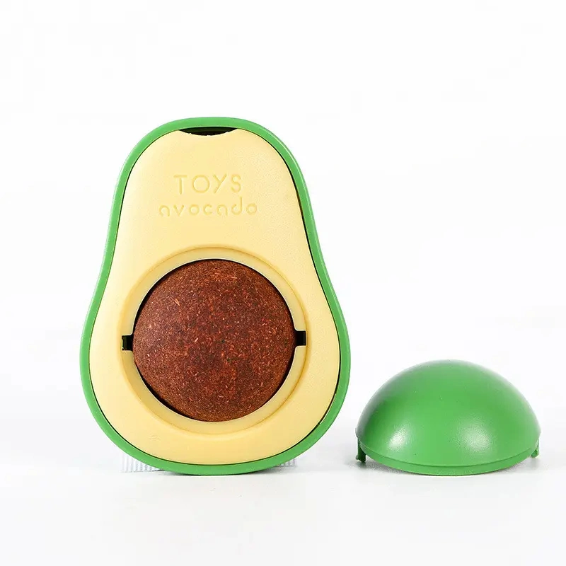 Rotated Funny Catnip Play Toy Avocado Shape for Cats