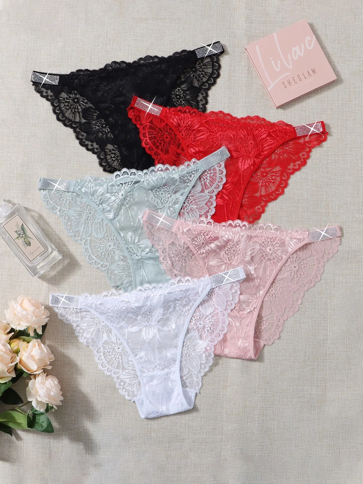 Vente chaude de lingerie sexy en dentelle personnalisée pour femmes.