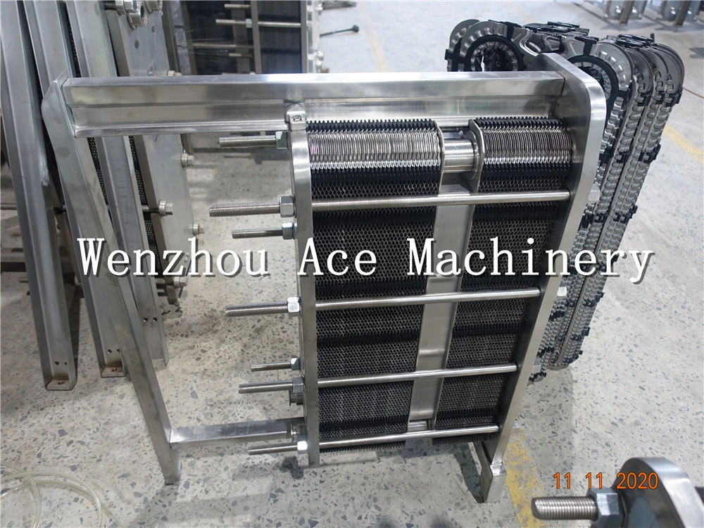 Milk Cooler Pasteurization Plate Heat Exchanger with SS316L for Food Industry