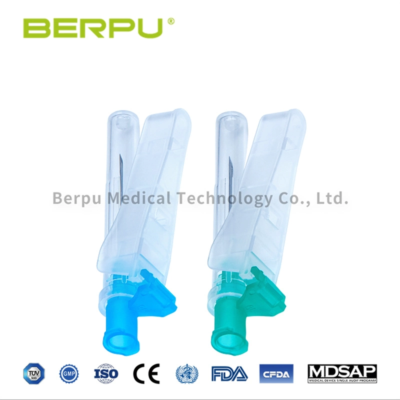 Berpu Excellent Disposable Injection Hypodermic Safety Needles for Singe Use, CE FDA Mark 18g 19g 20g 21g 22g 23G 24G 25g