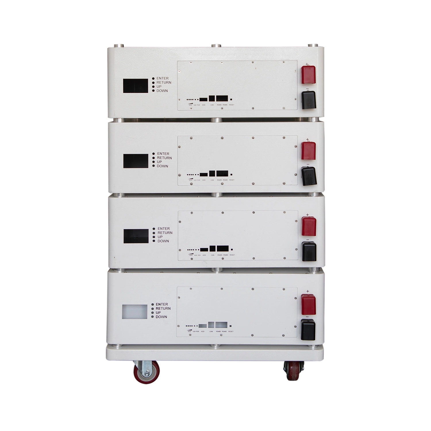 Armazenamento empilhado em rack de bateria 48V 300 Ah Powerwall LiFePO4 Bateria solar de iões de lítio para a escola ou o backup de emergência ou de uso doméstico