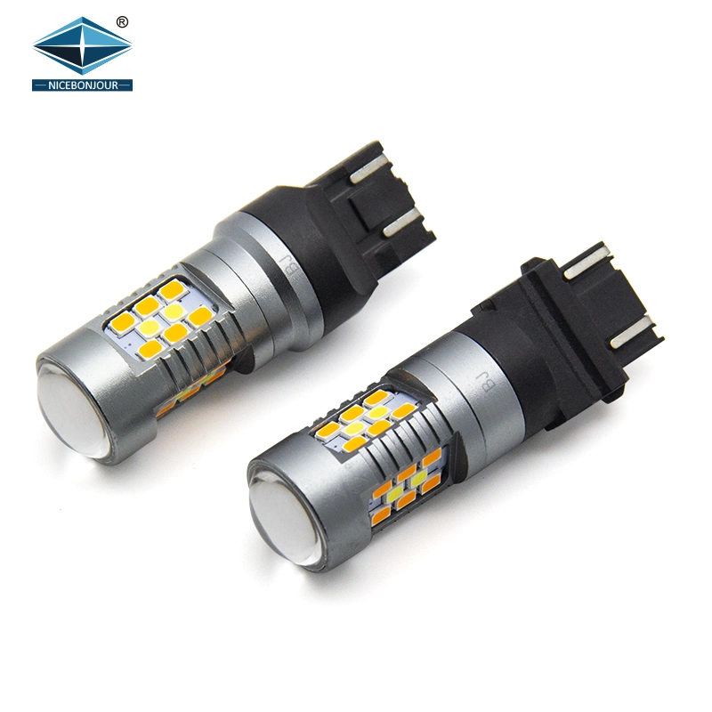 Car Amber White Switch Back LED Reverse Light Signal LED Tail Light 1157 3157 7443 LED Dual Color Lamp

Feu de recul LED ambre blanc à commutation arrière, feu de signalisation LED, feu arrière à LED, lampe bicolore LED 1157 3157 7443.