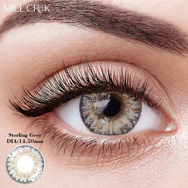 Mill Creek Wholesale/Supplier Very Cheap Eye Contact Lenses Soft Circle Cosmetic Color Contact Lens 1 Year Color Lens