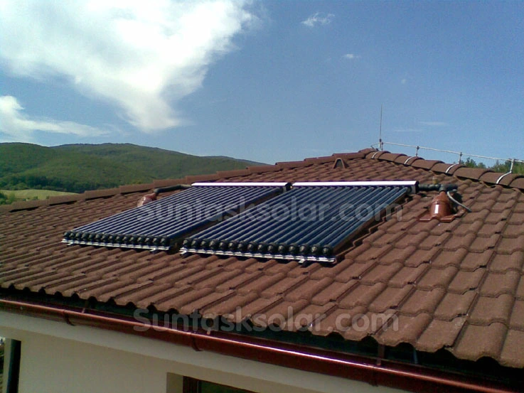 Split presión calentador de agua solar con Solar Keymark