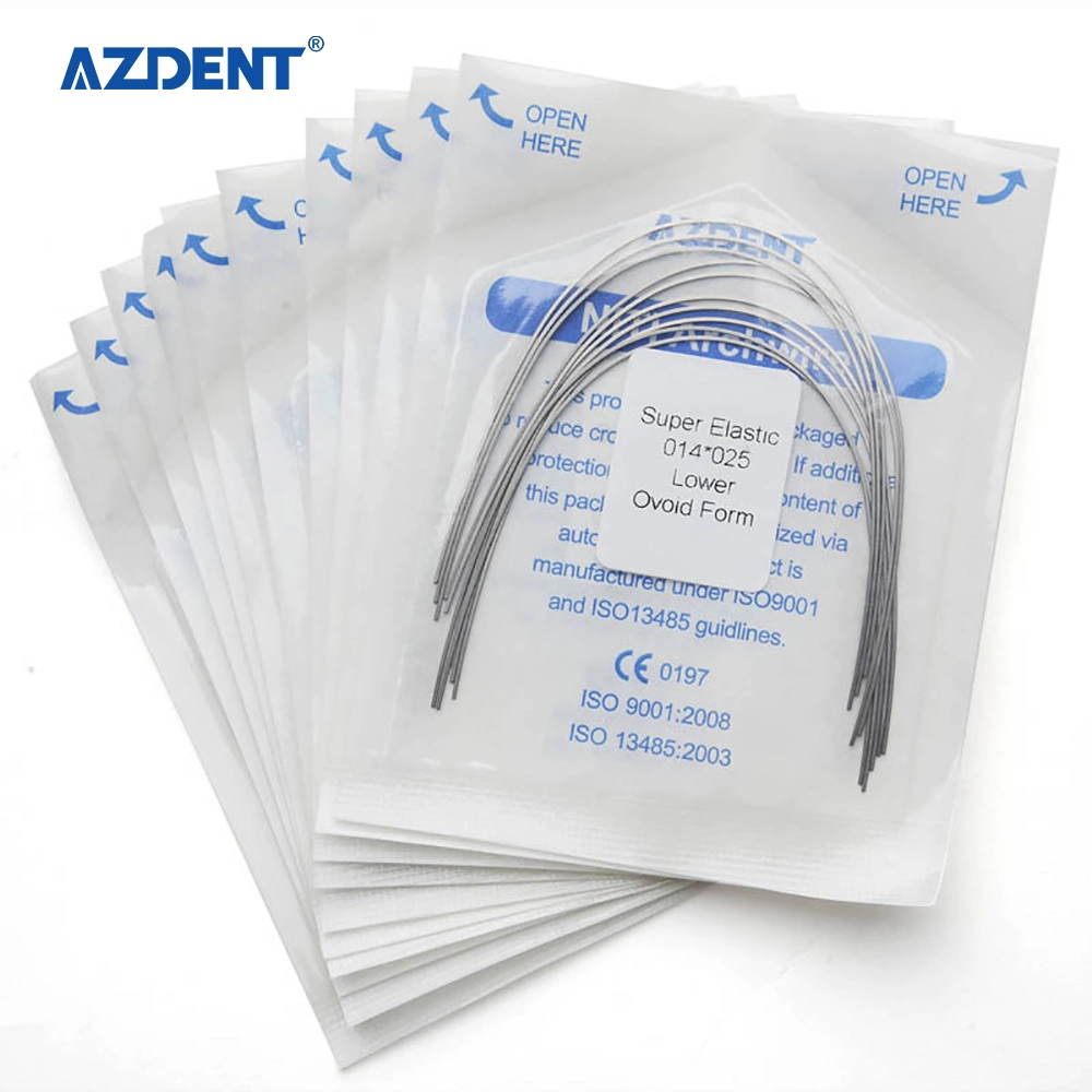 Thermal Activated Dental Orthodontic Super Elastic Niti Arch Wire