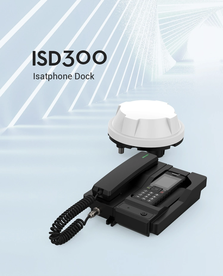 2021 novíssimo Isatdock2 Docking Station com antena activa Dsi300 para satélites Inmarsat