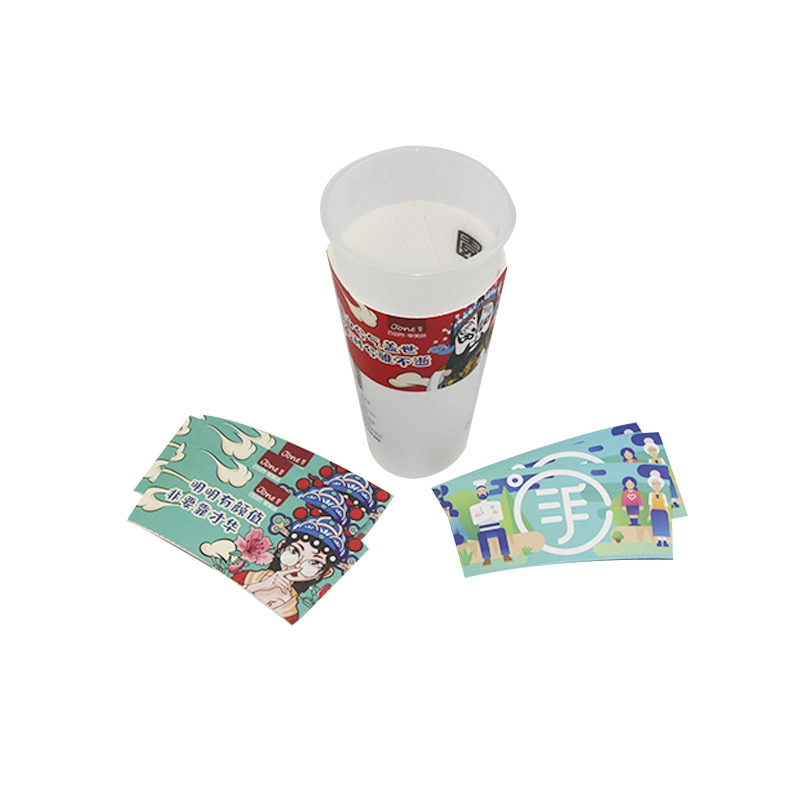 Benutzerdefinierte biologisch abbaubare Kaffee-Cup Sleeve Verpackung Wellpappe Box mit Logo